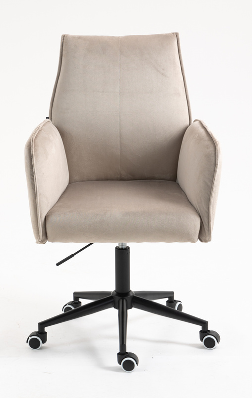 HR280K Latte Modern Velúr Szék Fekete lábbal