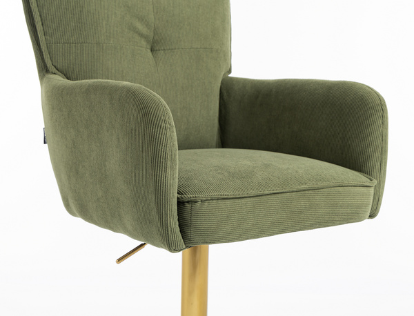 HR250KW Catifea Reiată Premium Culoare Verde Salvie Arany Lábbal