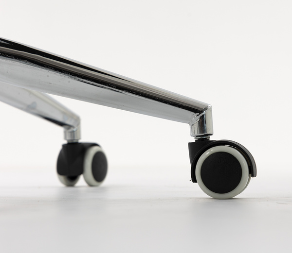 HR2055K Krémszínű Modern Boucle Szék Krómozott lábbal