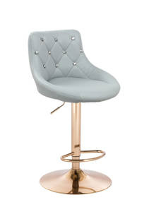 SZÉK HC931W SZÜRKE ARANY LÁBBAL