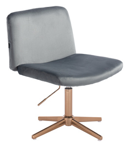 HR150CROSS Grafit Modern Velúr Szék Arany lábbal