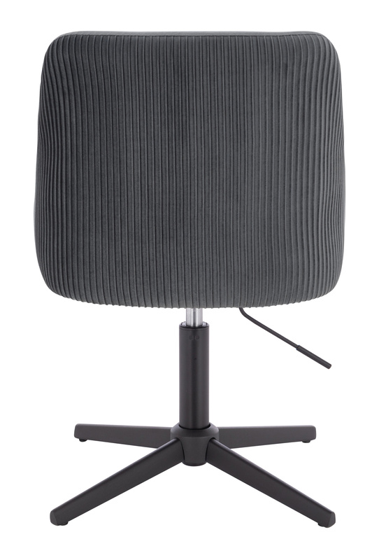 HR920CROSS Grafit Modern Velúr Szék Fekete lábbal