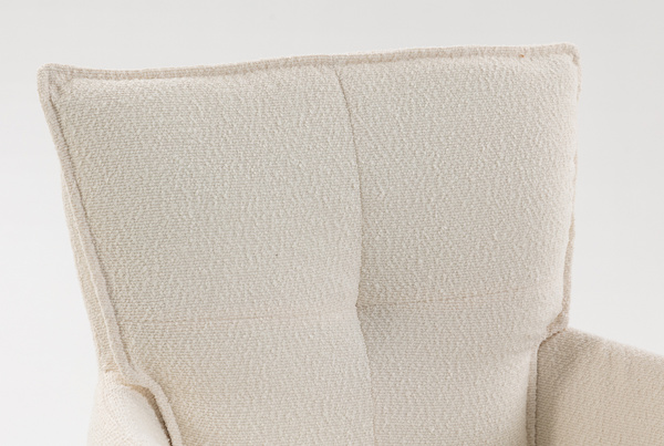 HR250K Krémszínű Bárány Szék Arany Lábbal