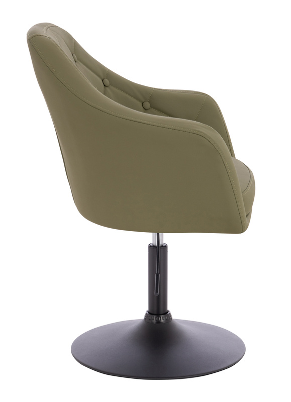 HR831N Khaki Műbőr Premium Soft szék fekete lábbal