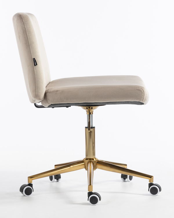 HR150K Latte Modern Velúr Szék Arany lábbal