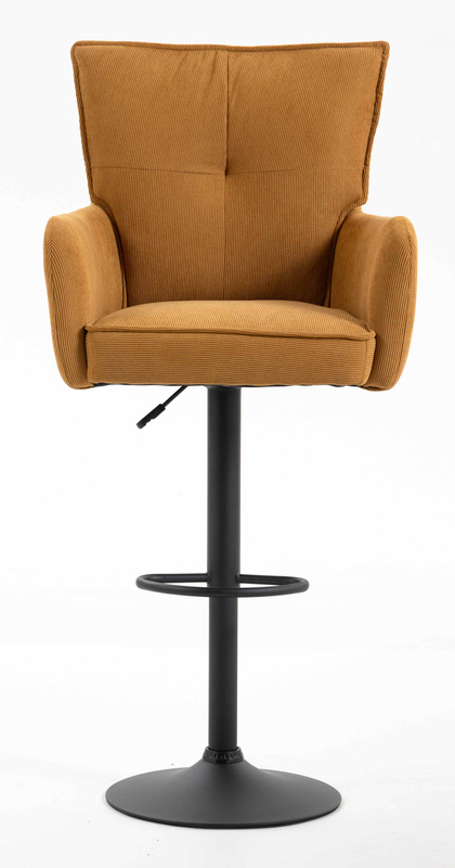 HR250W Curry Sárga Prémium Kordbársony Fekete Lábbal