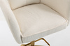 HR250KW Krémszínű Bárány Szék Arany Lábbal