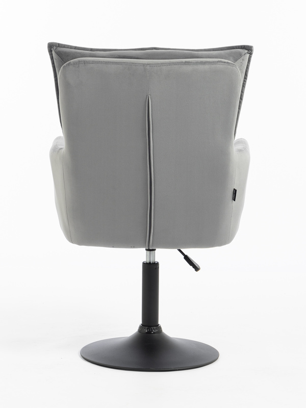 HR250N Grafit modern velúr szék fekete lábbal