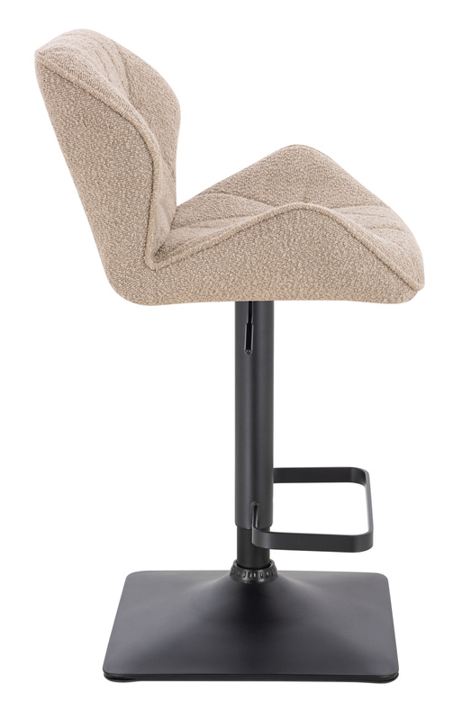 HR111KW Latte modern boucle  szék fekete lábbal