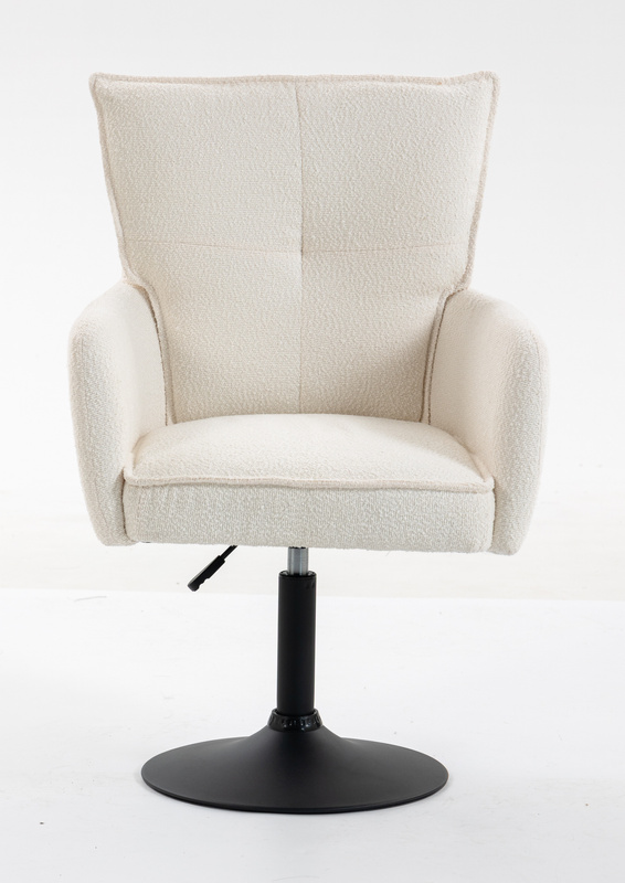 HR250N Krémszínű Bárány Szék Fekete Lábbal