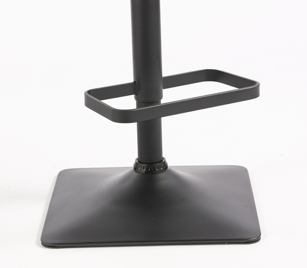 HR350KW Fekete modern velúr szék fekete lábbal