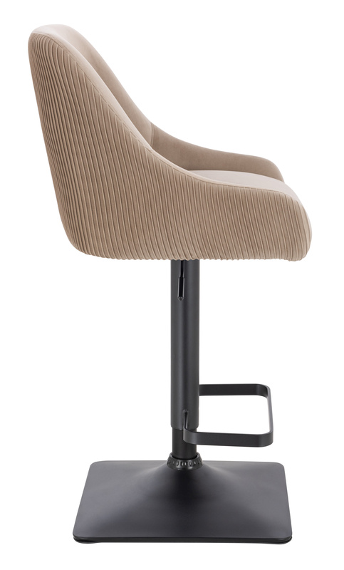 HR920KW Latte Modern Velúr Szék Fekete lábbal