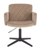HR802CROSS Latte Modern Velúr Szék Fekete lábbal