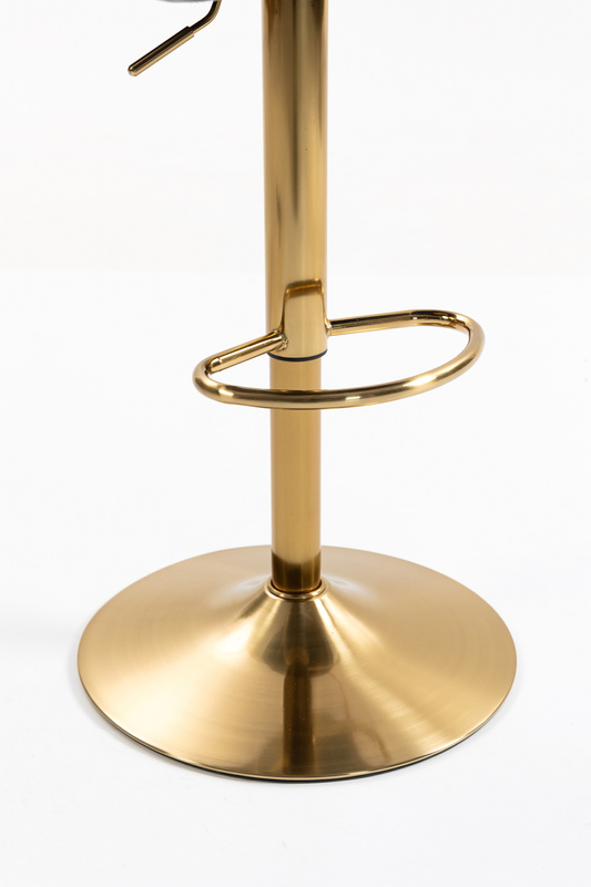 HR250W Grafit modern velúr szék arany lábbal