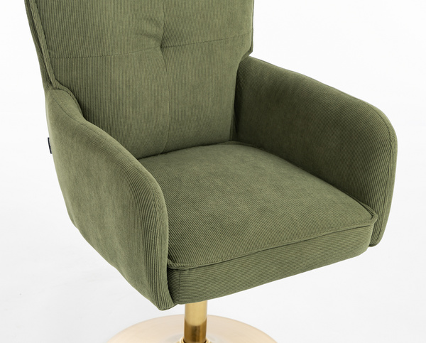 HR250N Catifea Reiată Premium Culoare Verde Salvie Arany Lábbal