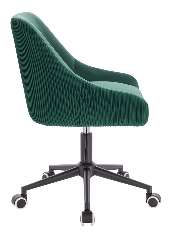 HR920K Sötétzöld Modern Velúr Szék Fekete lábbal