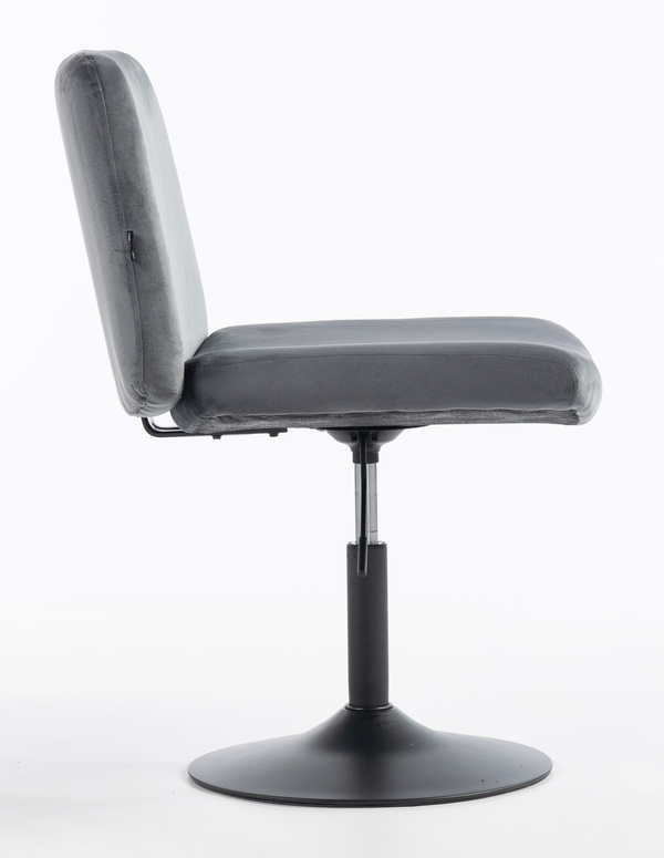 HR150N Grafit Modern Velúr Szék Fekete lábbal