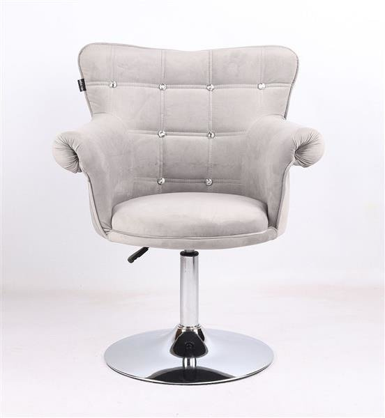HR804CN Acél modern velúr szék