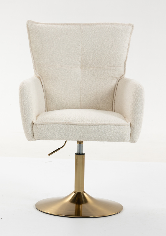 HR250N Krémszínű Bárány Szék Arany Lábbal