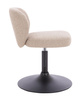 HR193N Latte modern boucle  szék fekete lábbal