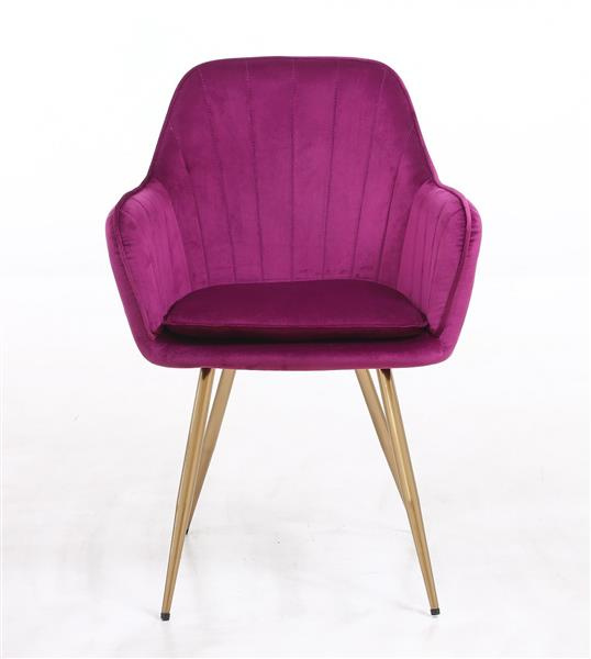 HR2022 Fukszia modern velúr szék