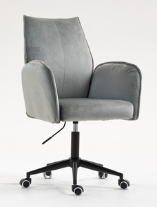 HR280K Acél Modern Velúr Szék Fekete lábbal