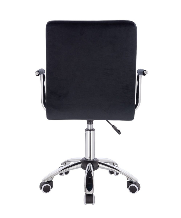 HC1015KP Fekete modern velúr szék