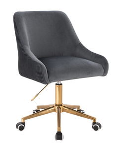 HR920K Grafit Modern Velúr Szék Arany lábbal