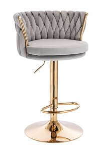 HR450W Acél Modern Velúr Szék Arany lábbal