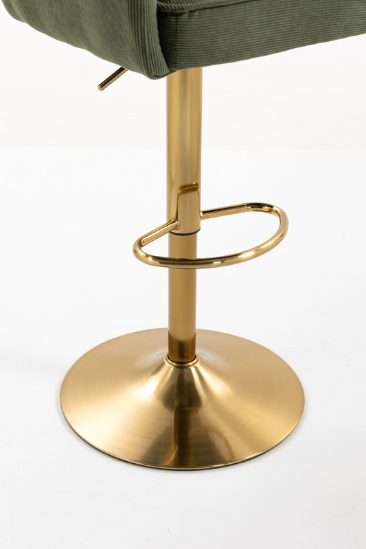 HR250W Catifea Reiată Premium Culoare Verde Salvie Arany Lábbal