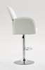 HR280W Krémszínű modern boucle szék krómozott lábbal