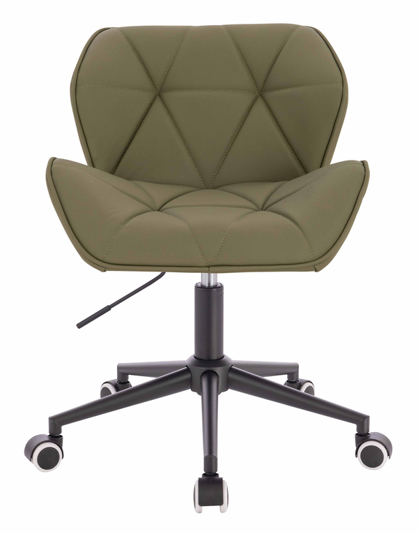 HR111K Khaki Műbőr Premium Soft szék fekete lábbal