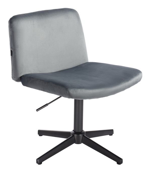 HR150CROSS Grafit Modern Velúr Szék Fekete lábbal