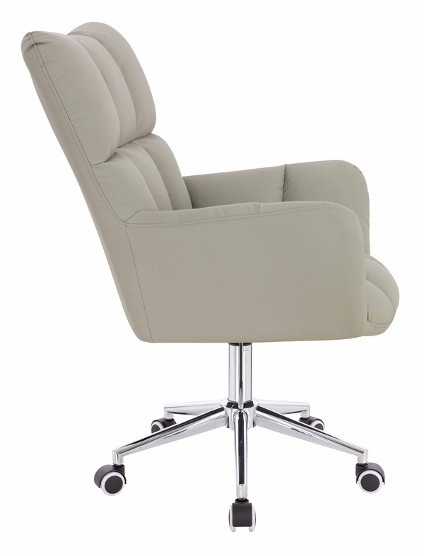 HR650K Len Szín Műbőr Premium Soft szék krómozott lábbal