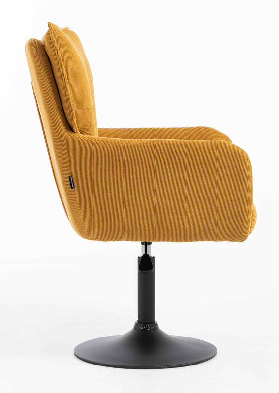 HR250N Curry Sárga Prémium Kordbársony Fekete Lábbal