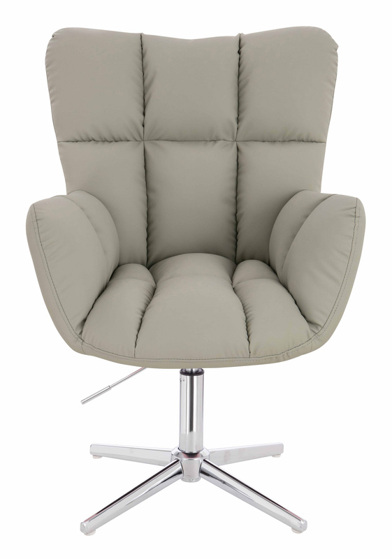 HR650CROSS Len Szín Műbőr Premium Soft szék krómozott lábbal