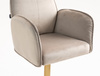 HR280W Latte Modern Velúr Szék Arany lábbal