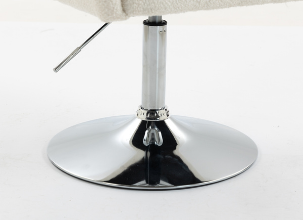 HR250N Krémszínű Bárány Szék Krómozott Lábbal