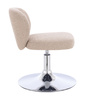 HR193N Latte modern boucle  szék krómozott lábbal