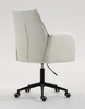 HR280K Krémszínű modern boucle szék fekete lábbal