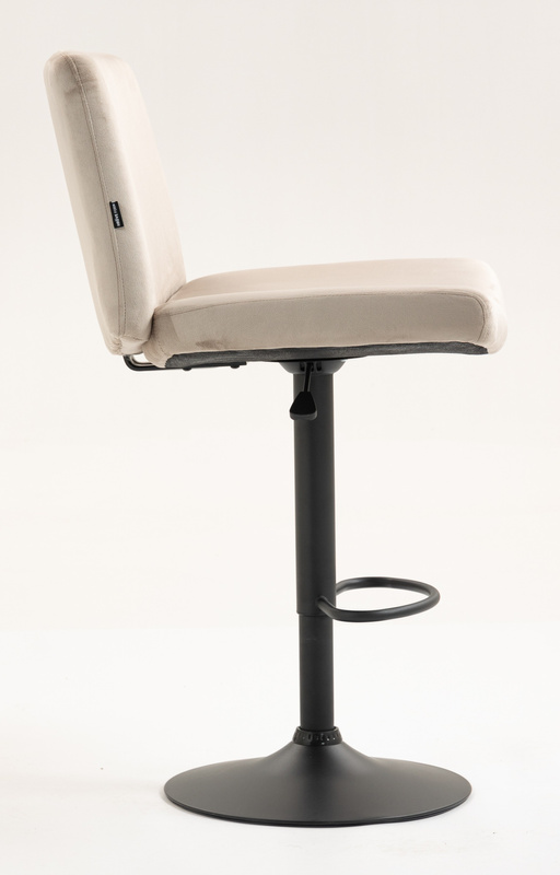 HR150W Latte Modern Velúr Szék Fekete lábbal