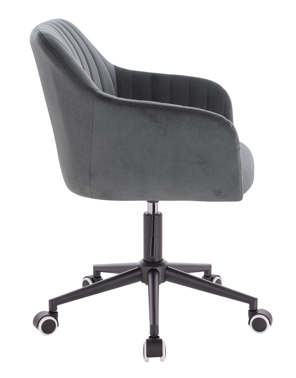 HR190K Grafit Modern Velúr Szék Fekete lábbal