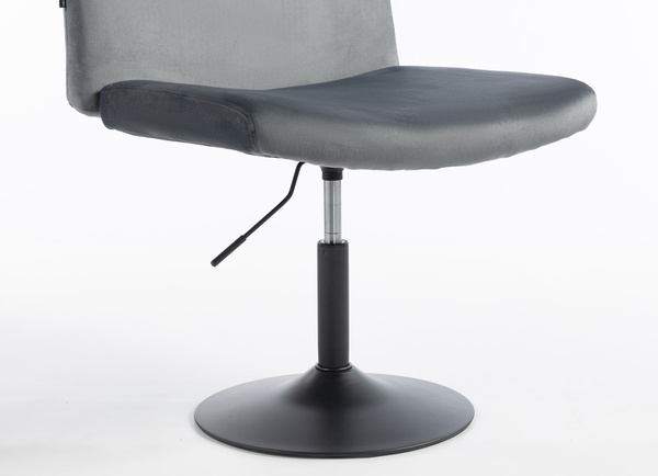 HR150N Grafit Modern Velúr Szék Fekete lábbal