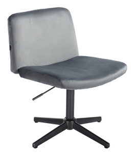 HR150CROSS Grafit Modern Velúr Szék Fekete lábbal