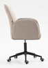 HR280K Latte modern boucle szék fekete lábbal