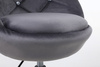 HR948N Grafit Modern Velúr Szék Arany lábbal