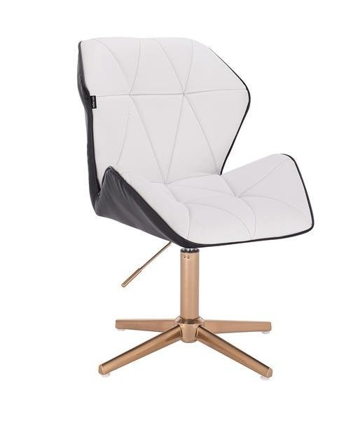 HR212CROSS Fehér-fekete arany lábbal