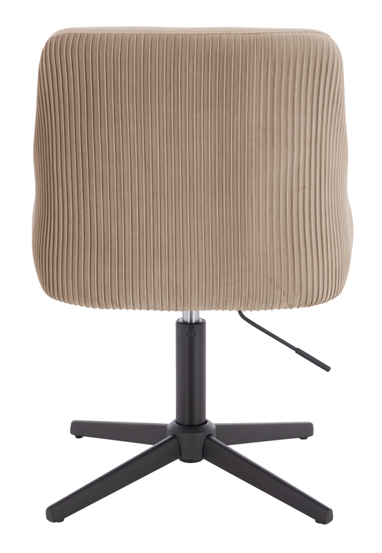 HR920CROSS Latte Modern Velúr Szék Fekete lábbal