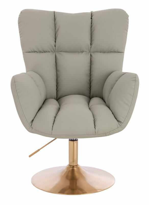 HR650N Len Szín Műbőr Premium Soft szék arany lábbal