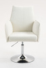 HR280N Krémszínű modern boucle szék krómozott lábbal